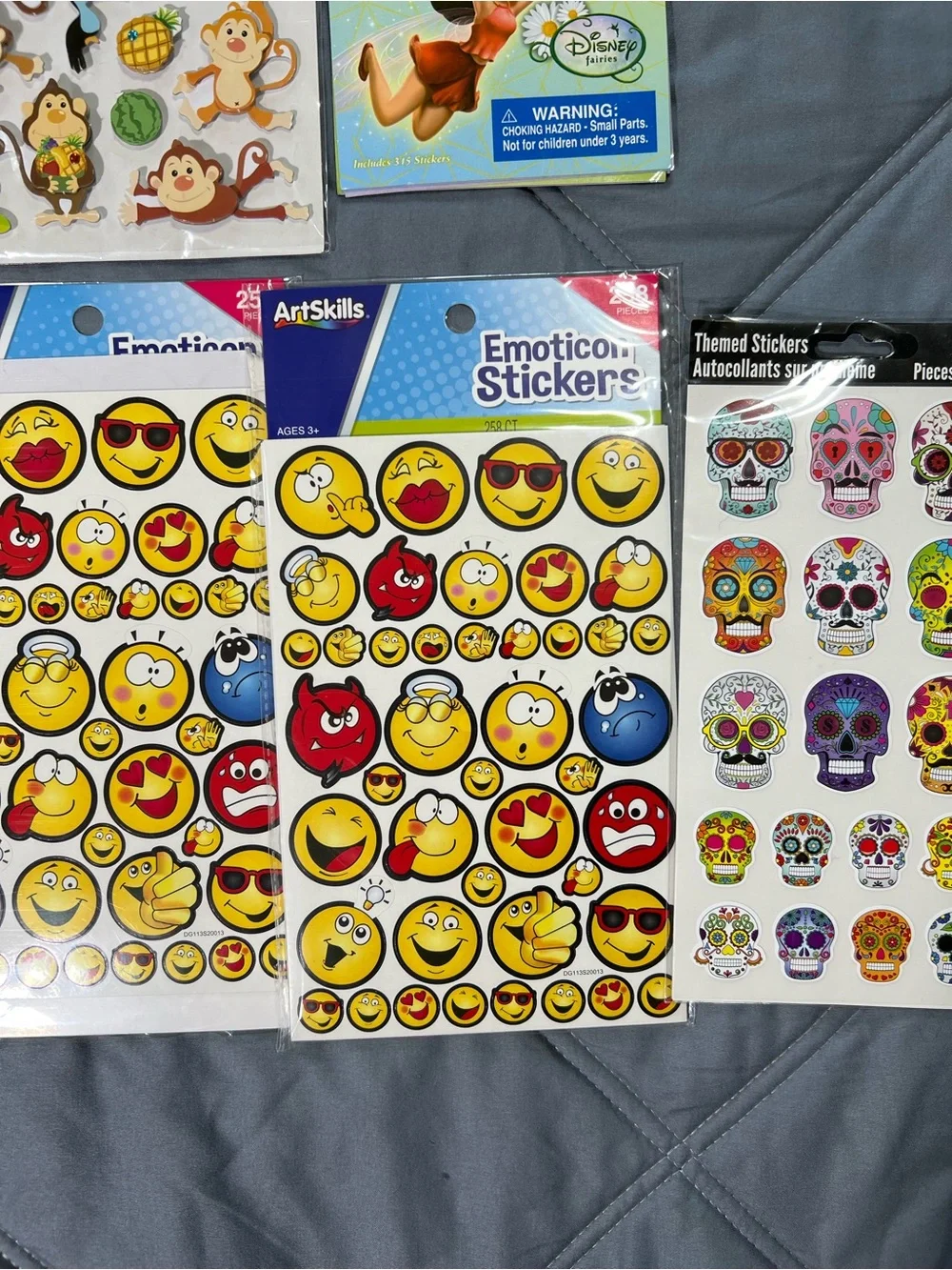 Sticker Grab Bag-Pack Of 14-Random Stationery Journal-1,000 Sticker Set